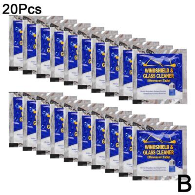 10-100x Condensed Effervescent Car Windshield Glass Washer Solid Cleaner Tablets