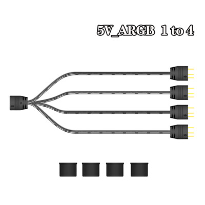 DC 5V 3Pin SATA RGB Controller PC Computer Case Lighting for WS2812B Pixel Strip