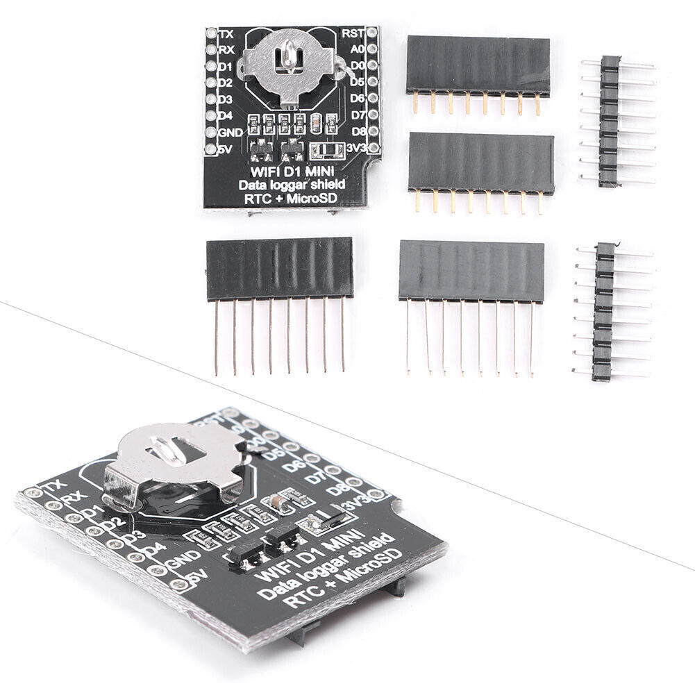 Micro SD Wemos D1 Data Logger Shield+RTC DS1307 Clock Kits For Arduino/Raspberry