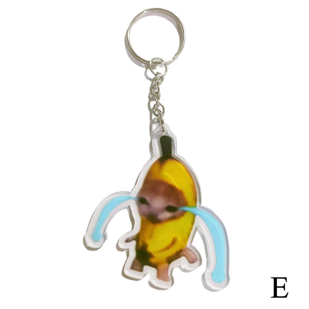 Happy Banana Cat Mobile Phone Chain Student Gift El Funny Pendant