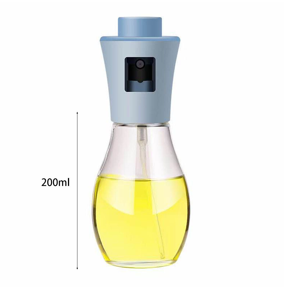 Oil Sprayer Vinegar Bottle Leak-proof BBQ Soy Sauce Oil Dispenser (Blue) US