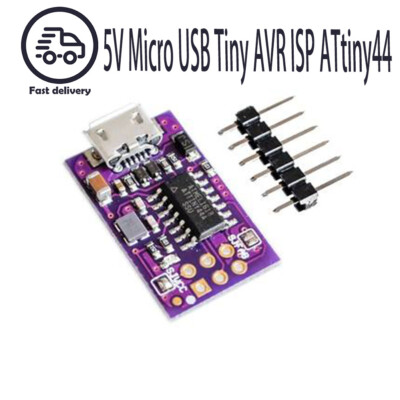 For Arduino Bootloader 5V Micro USB Tiny AVR ISP ATtiny44 USBTinyISP Programmer