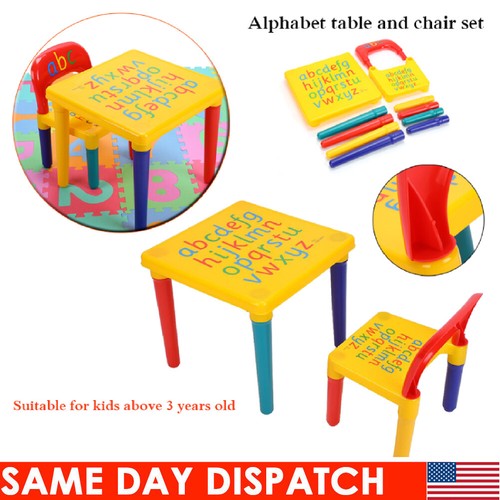 alphabet table & chair set