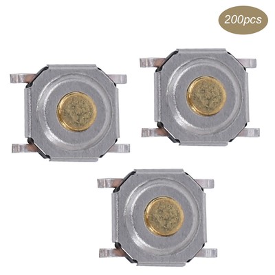 200Pcs SMD Micro Switch Light Touching Push Button For Digital Equip MOY