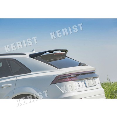 Fit for Audi Q8 SQ8 2019-up Carbon Fiber Rear Bumper Splitter Top Wing Spoiler