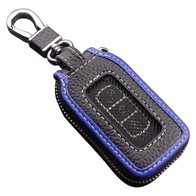 Blue Keep Key Accessible Leather Case Package Content Part Name Practical Design