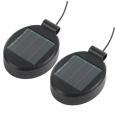 2 Pack Solar Light Replacement Top Part Panel For Outdoor Hanging Lanterns Solar