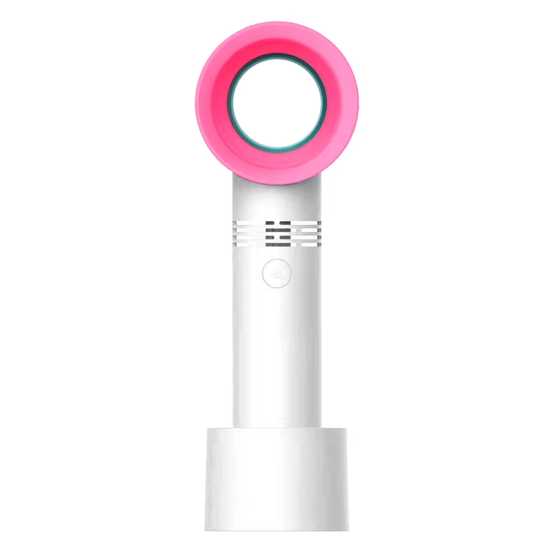 New Bladeless Fan Portable Air Conditioner LED Display Desktop Fanless Blade Cooler 6-Speed Adjustable Portable Air Cooling Fan