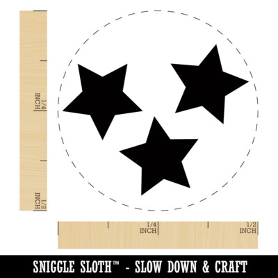 Star Scatter Rubber Stamp for Stamping Crafting Planners