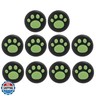 10 Pieces Thumb Grip Replacement for Cute Black Cat Claw Design Soft Silicone Analog Stick Thumb Cover, Joystick Compatible with Lite(Green)