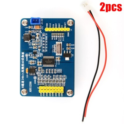 2Pcs ADS1256 24Bits Ad Module Analog To Digital Communication Capture Board N ft