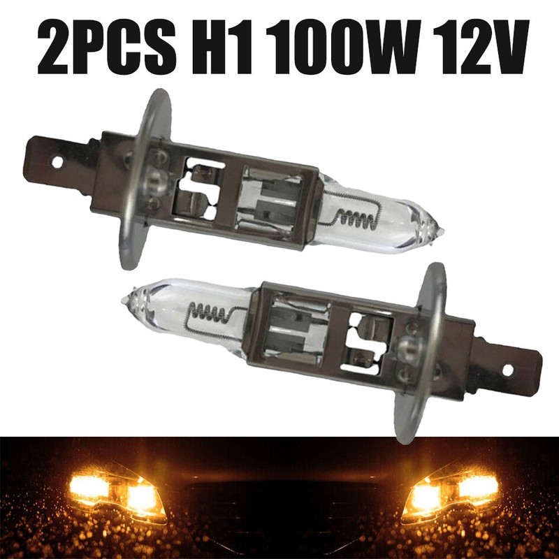 Puissants Projecteurs Halogï¿½ï¿½Nes 100 W H1 En Blanc Chaud Pour Brouillard Ou Feux