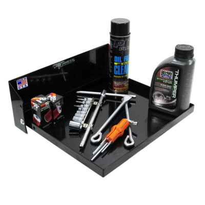 Pit Posse Made in USA Work Station Flip Out Tray Cabinet Shelf for Trailer