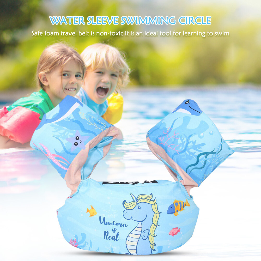 6 Pack Swimming Arm Floats Inflatable Swimming Armbands & Swim Ring Set ...