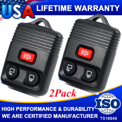 2 Keyless Entry Car Remote Control Key Fob Transmitter Alarm Fits Ford F150 F250