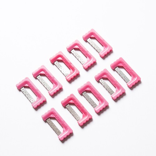 10pc Dental Interproximal Reduction Enamel Strips Orthodontic IPR stripping saw