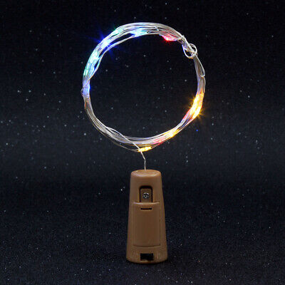 2M 20 LED Wine Bottle Cork Fairy String Light Lamp For Party Wedding Xmas Decor