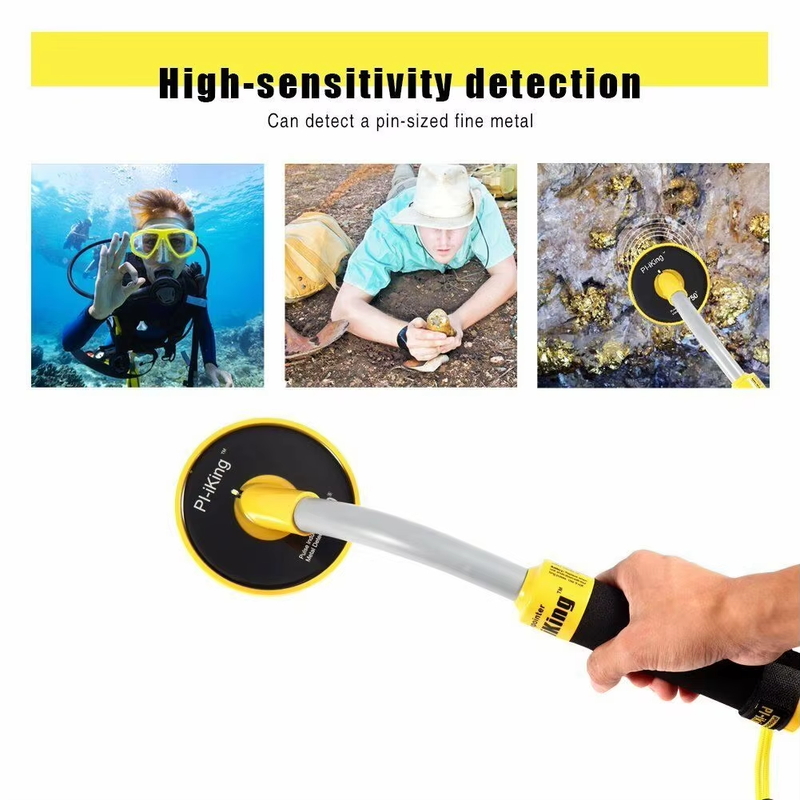 PI750 Underwater Metal Detector Waterproof Treasure Hunter LED Light Display Sea