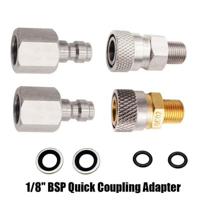 Quick Connect Adaptor Connector 27mm PCP Air Filling With Plugs Fitting
