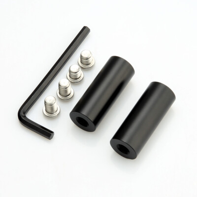 Niceyrig 2pc 4cm 1.5'' Aluminum rods For DSLR Camera Rig