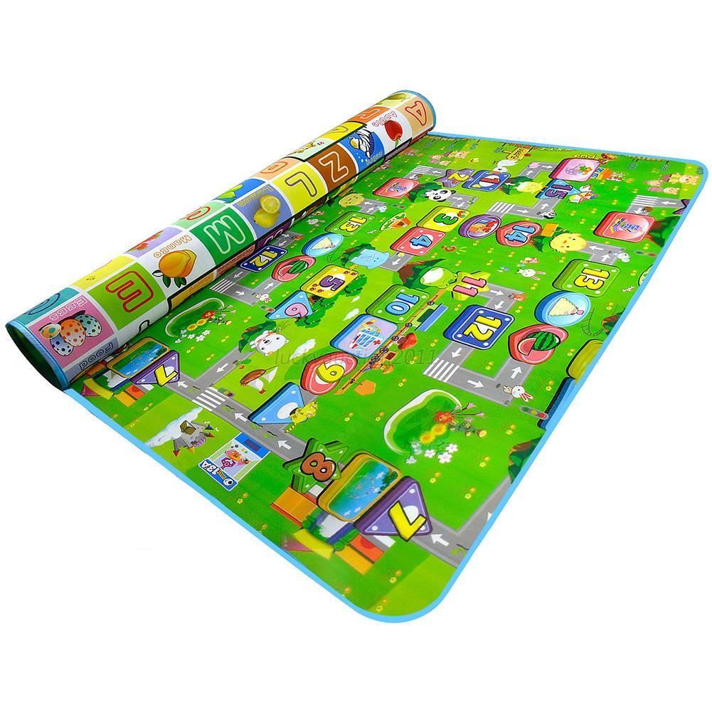 Kinderzimmer-Teppiche & -Läufer in Grün