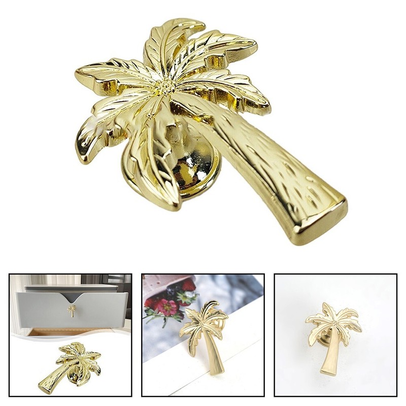 Palmenform Legierungskabinett Zieht Einzellochdesign Zur Verbesserung Zu Hause