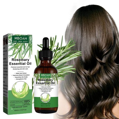 Rosemary Hair Oil, Nourish Hair Roots to Enhance Shine, Oil Massage RE O6N8