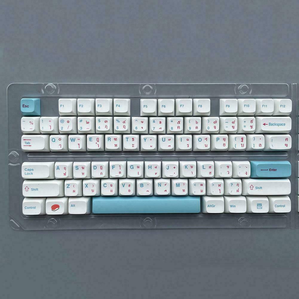 121 Pcs Japanese Sushi Keycaps PBT Key Caps For Mechanical Keyboard office F0Y9
