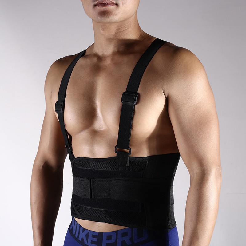 Adjustable Lumbar Waist Support Brace Belt Lower Back Pain Relief