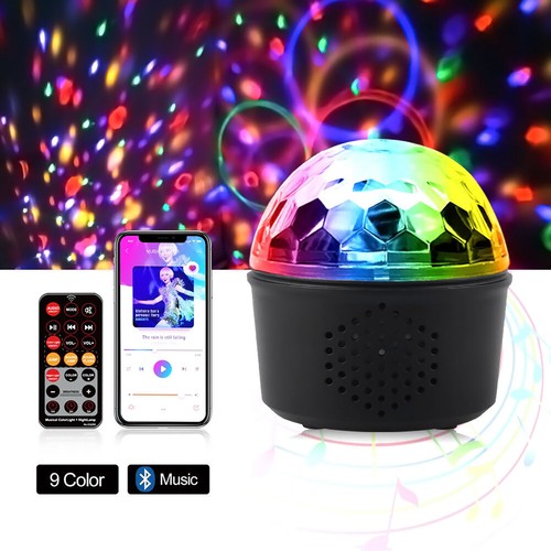 smartech wireless led disco ball speaker