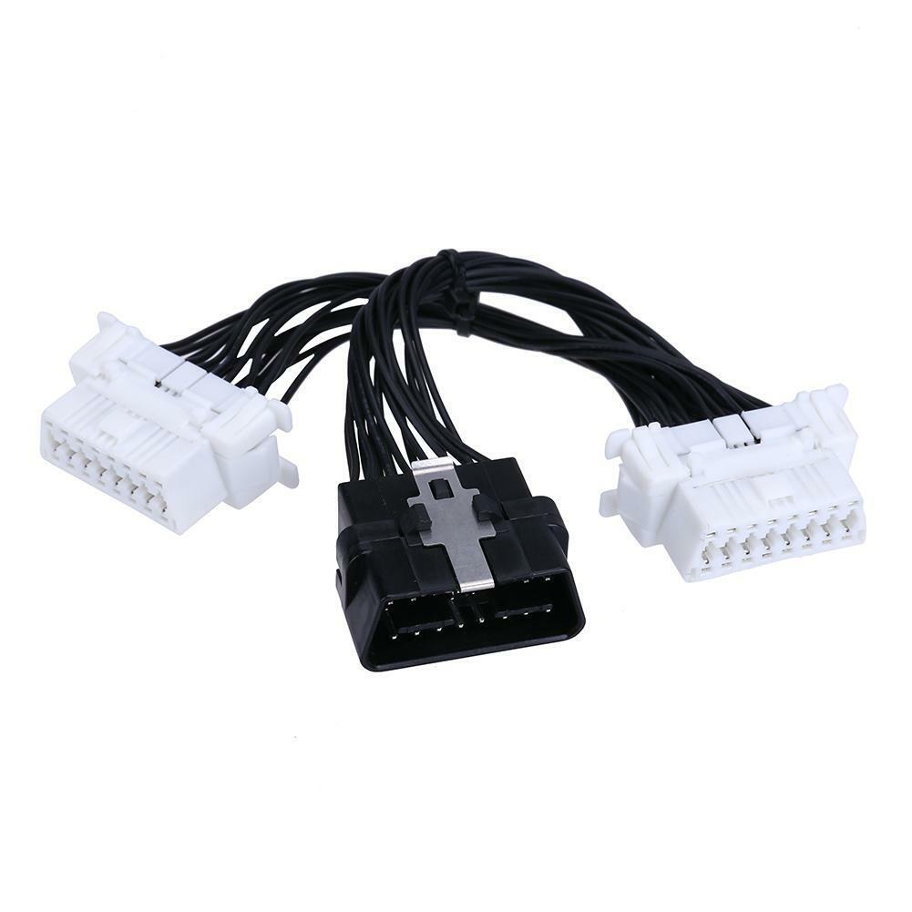 Obd 2 16pin 1 To 2 Splitter Cable For Elm327 Car Diagnostic Scanner Tool A S Ebay
