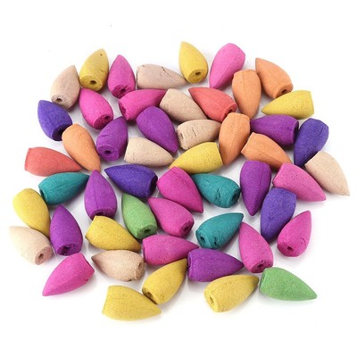 50 x Household Natural Backflow Incense Fragrant Reflux Aromatherapy Cones BEST