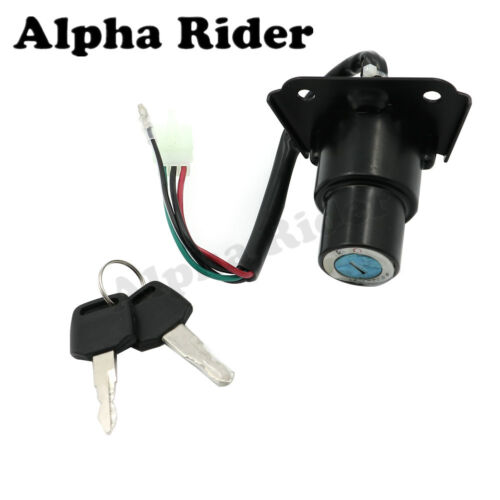 Alpha Rider Motorcycle Ignition Switch Lock & Fuel Gas Cap Cover Key Set for Yamaha VIRAGO XV535 