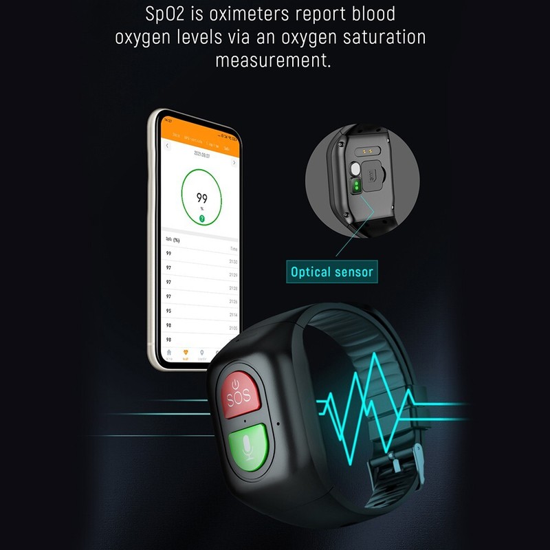 Elderly Care Solution 4G For Smart Watch with Fall Detection