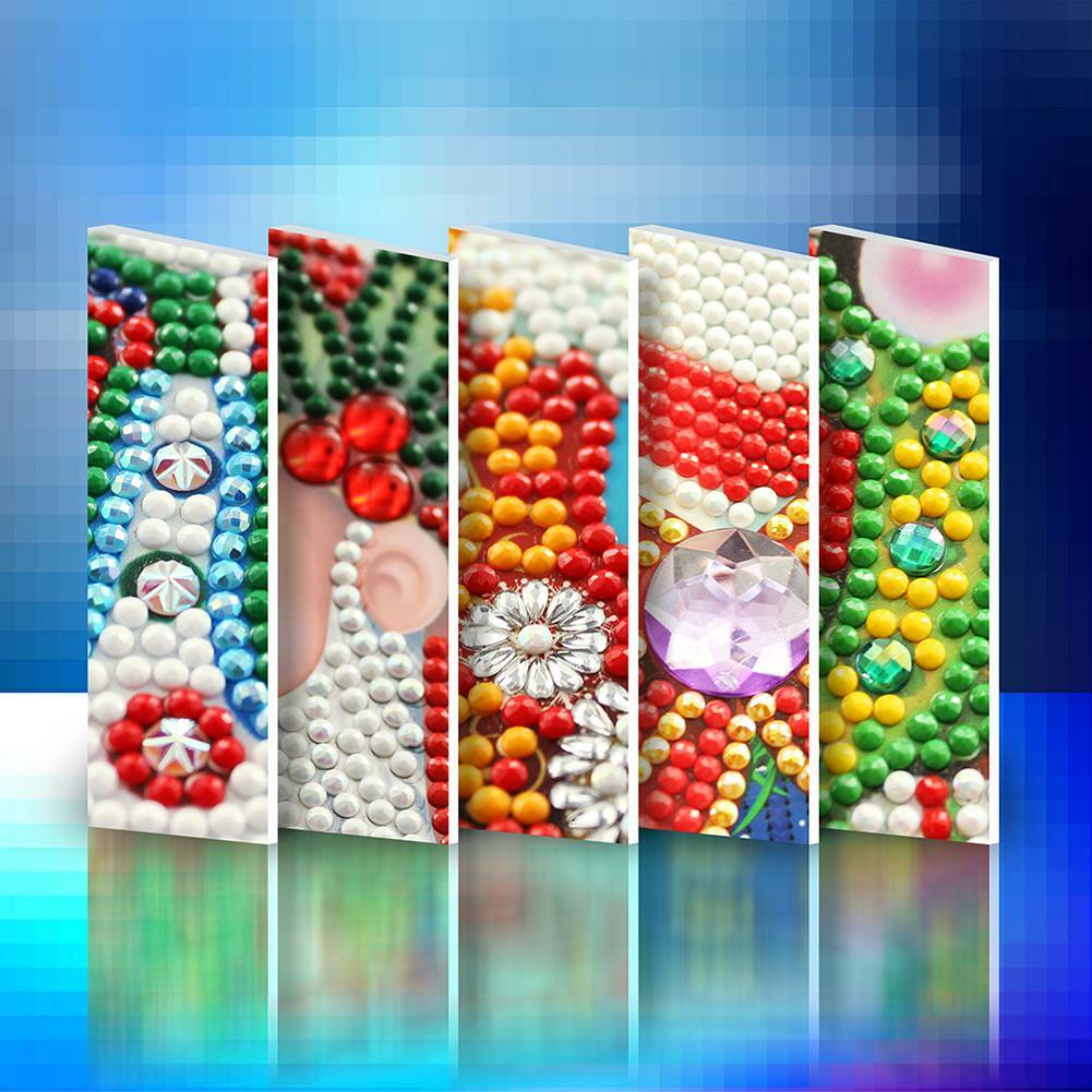 8pc 5d diy diamond painting greeting card special shaped