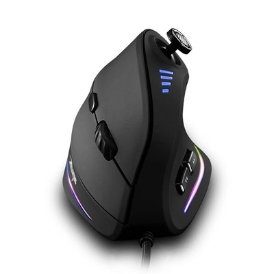 Wired Gaming with Joystick,10000DPI,11 Programmable Buttons,Vertical Ergonomi...