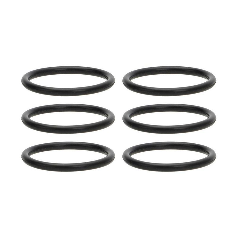 6x Rubber O Rings Kit For Hydraulics and Pneumatics sealing, pressure valve, gas