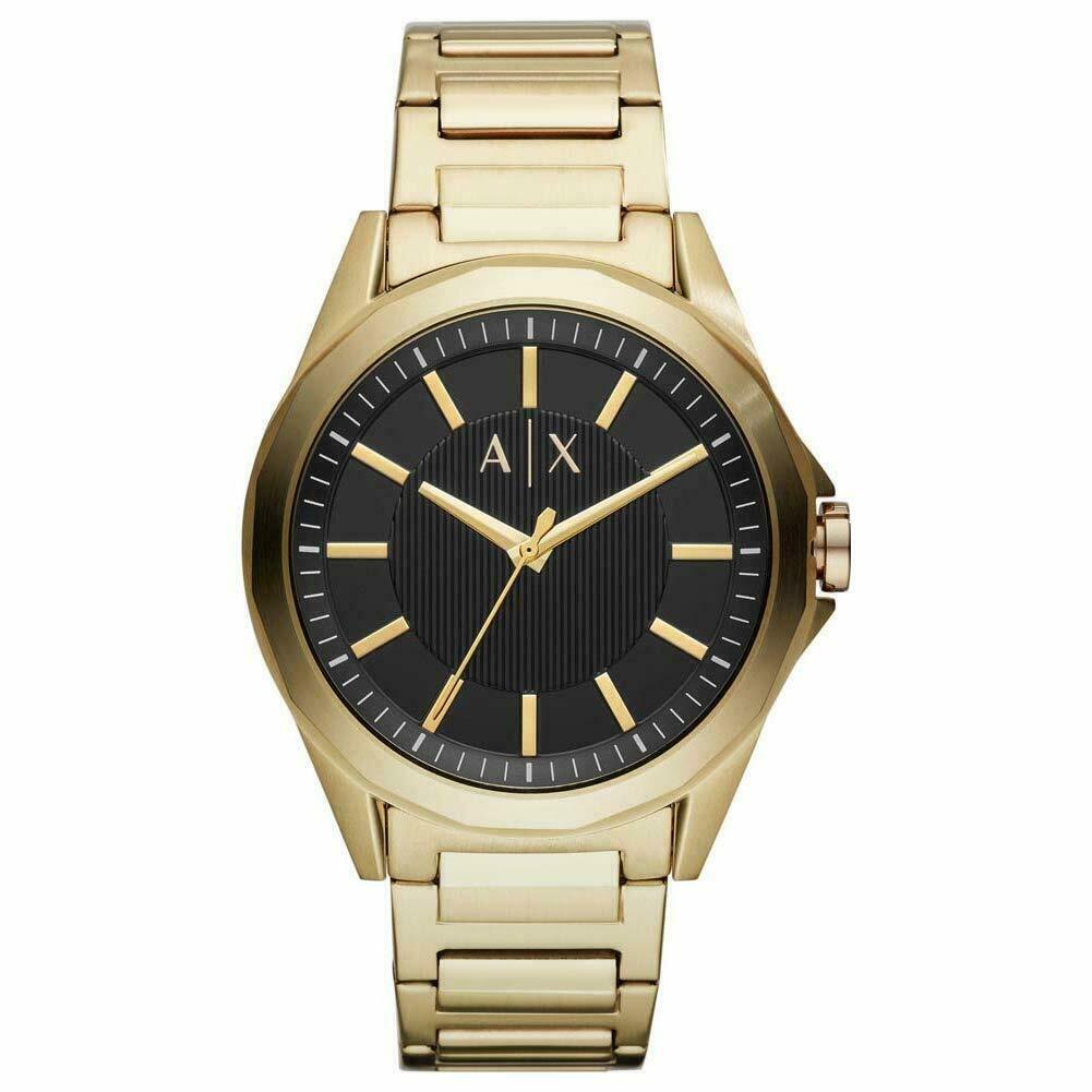Armani Exchange 腕時計 ゴールド/ブラック ARMANI EXCHANGE アルマーニエクスチェンジ 腕時計 手表 メンズ