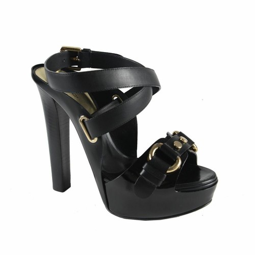 Pre-owned Dsquared2 Dsquared Wrap Around Ankle Strap Sandals Heels Shoes Sz 6 7 7.5 8 8.5 9 9.5 In Black