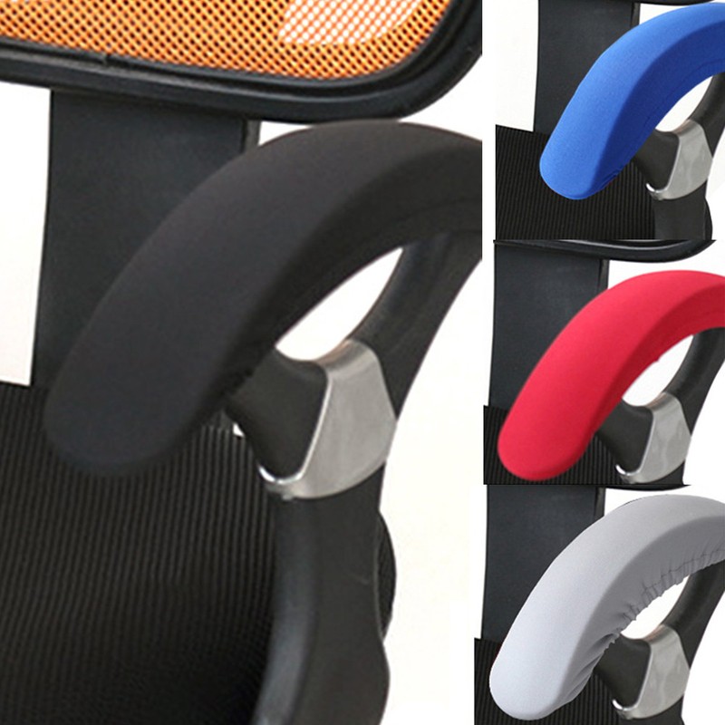 2pcs Removable Chair Armrest Covers Elastic Protector Office Arm