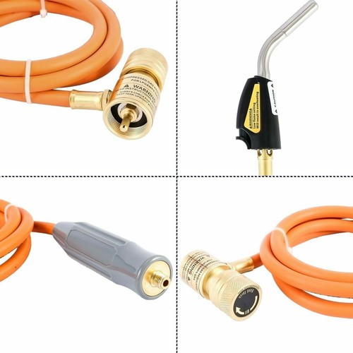 Mapp Gas Plumbing Turbo Burner Torch Propane Soldering Brazing Welding Kit USA