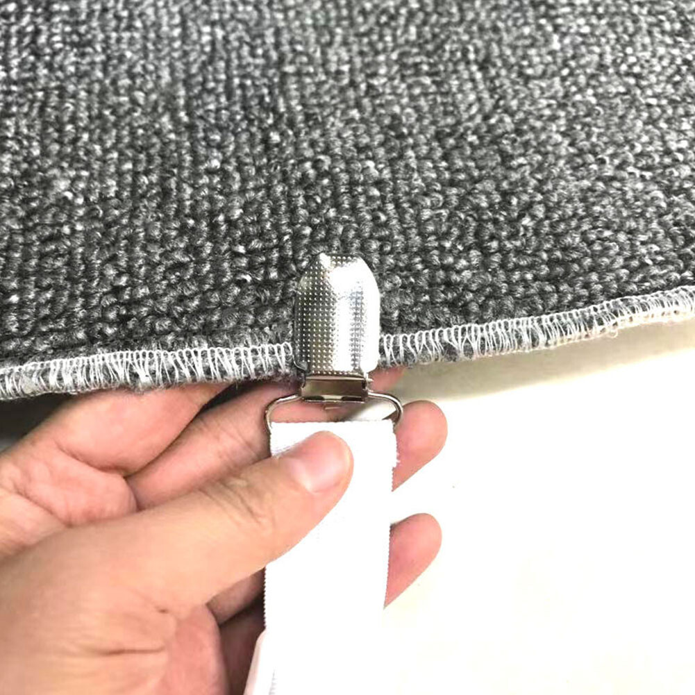 US 1-2 Bed Sheet Clips 8-Clip Grippers Suspender Straps Mattress Fastener Holder