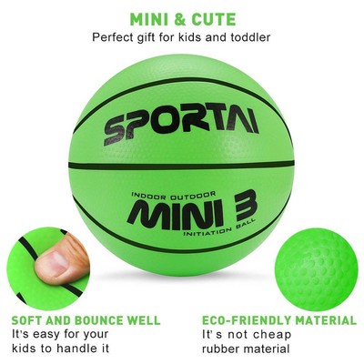 5inch Mini Basketball For Kids Inflatable Ball Environment Protection Material