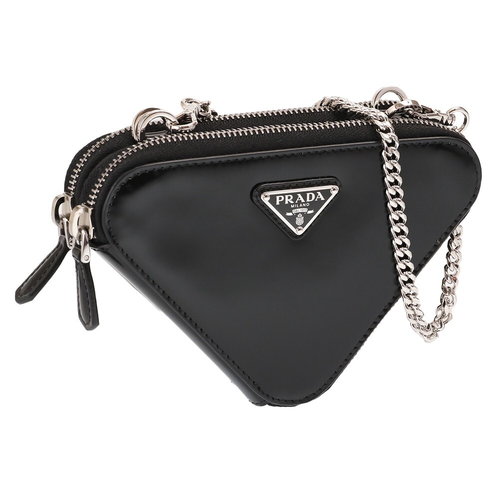 バッグ・カバンその他 PRADA Woman Mini bag Black 1NS175R067 F0002 PRADA Hand bag Shoulder bag Women's Mini bag Leather 1NR015