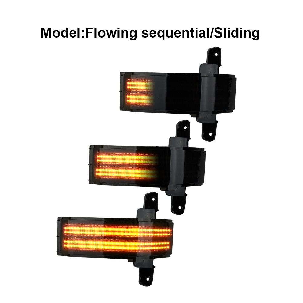 Dynamic LED Side Mirror Blinker Light For Silverado GMC Sierra 1500