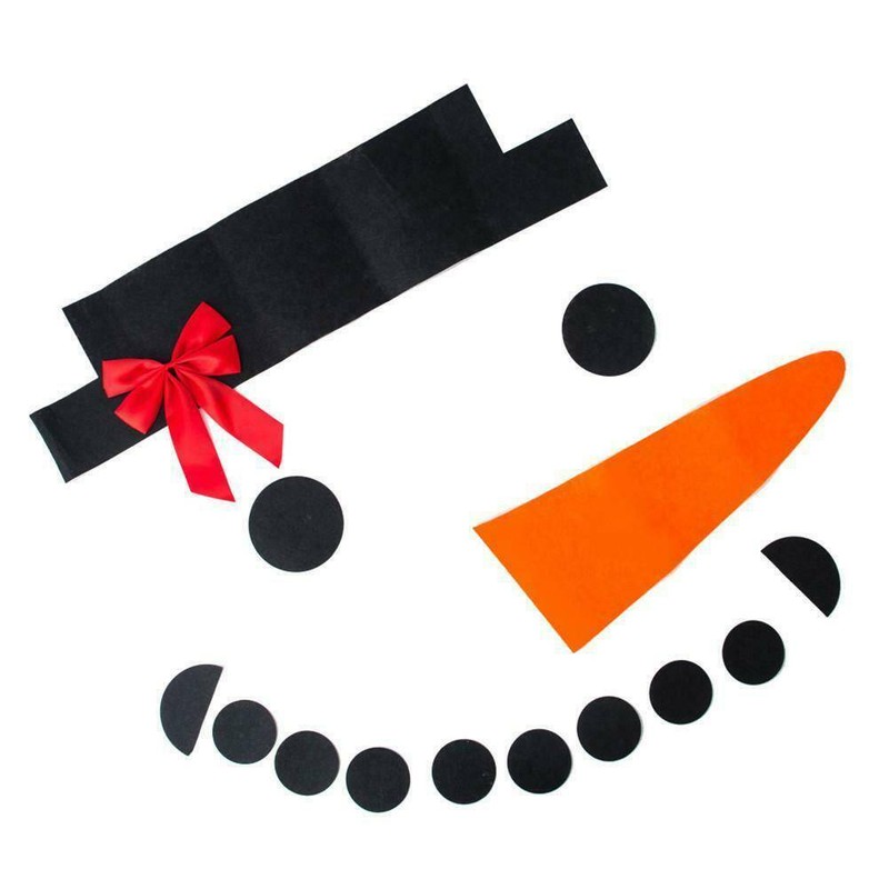 Non Woven Garage Door Christmas Snowman Decor Diy Outdoors Home