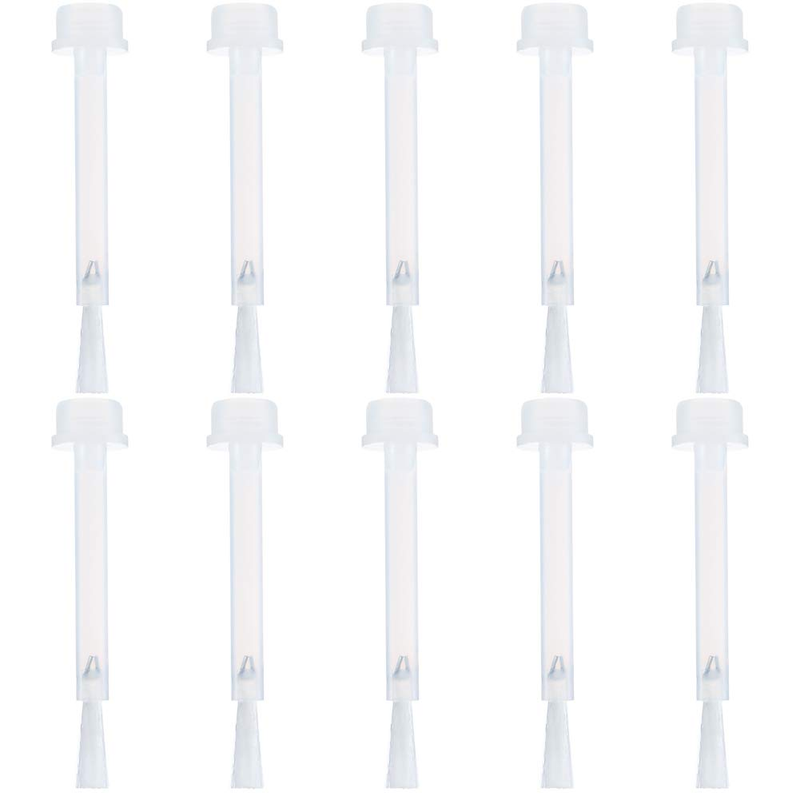 - 100Pcs Dip Powder Replacement Liquid Brush Nail Polish Replacement Brush Nail