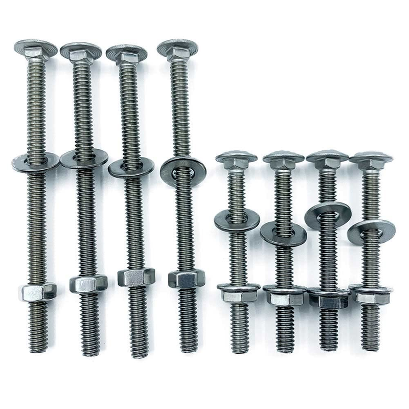 Hardware Nuts And Bolts 4 Inches And 2-1/2