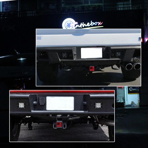 American Flag Custom Designed Hitch Cover LED Brake Lamp Fit 2" Towing & Hauling