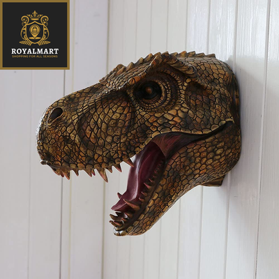 Dinosaur head wall mount deals